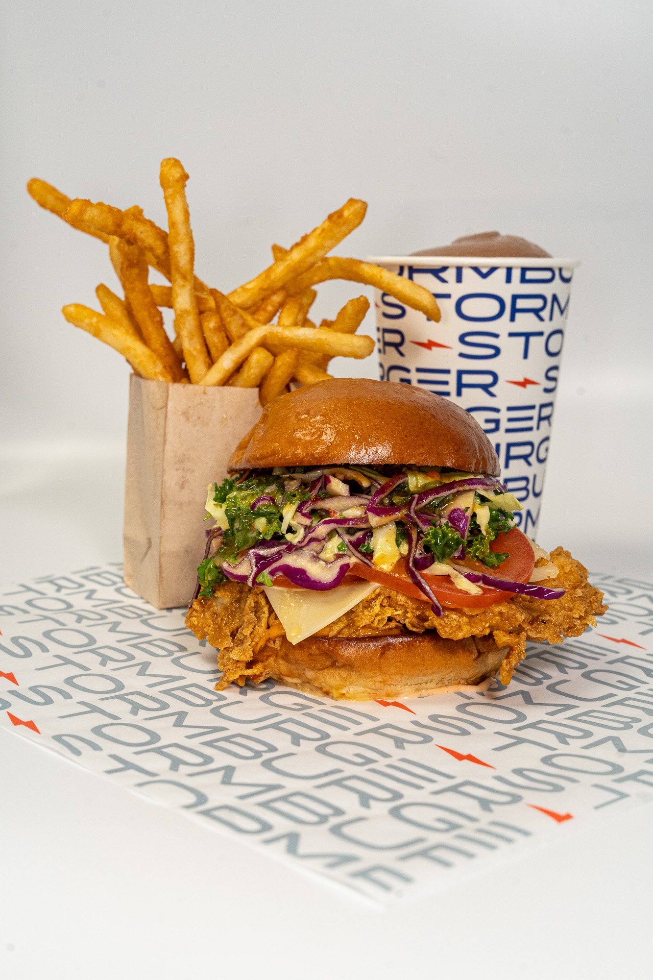 Spicy Deluxe Chicken Sandwich Combo photo