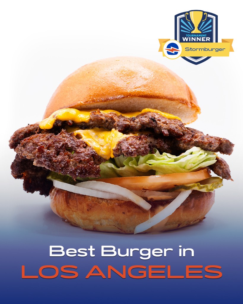 StormBurger voted Best Burger in Los Angeles by The64 tournament