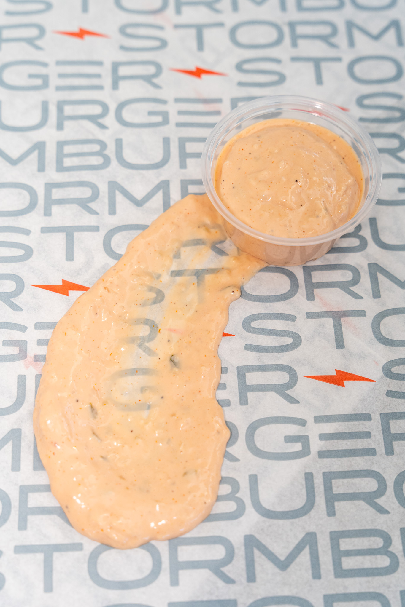 Homemade house sauces at StormBurger in Inglewood and Long Beach