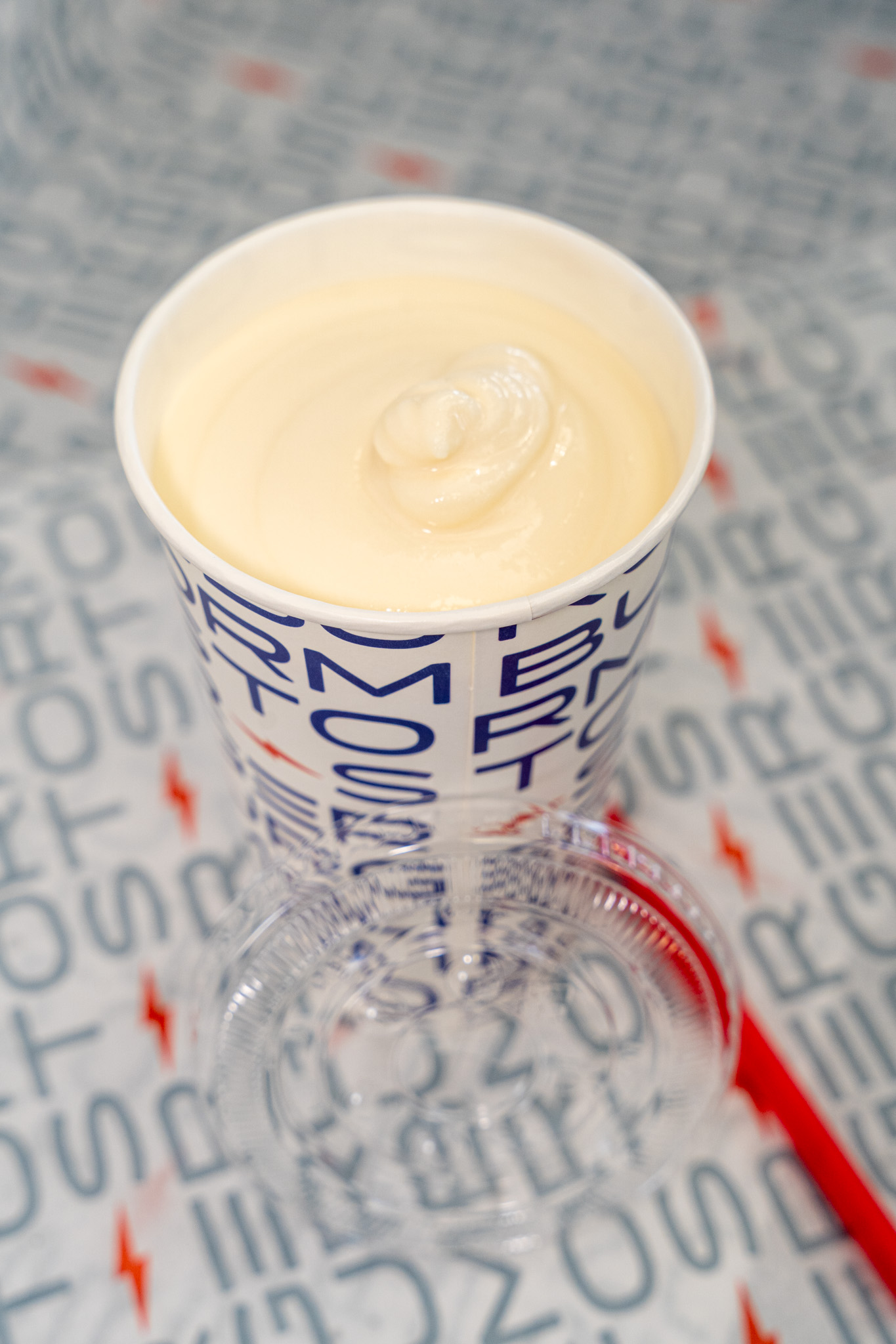 Vanilla milkshake at StormBurger in Inglewood and Long Beach